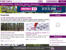 Tablet Screenshot of foret.info